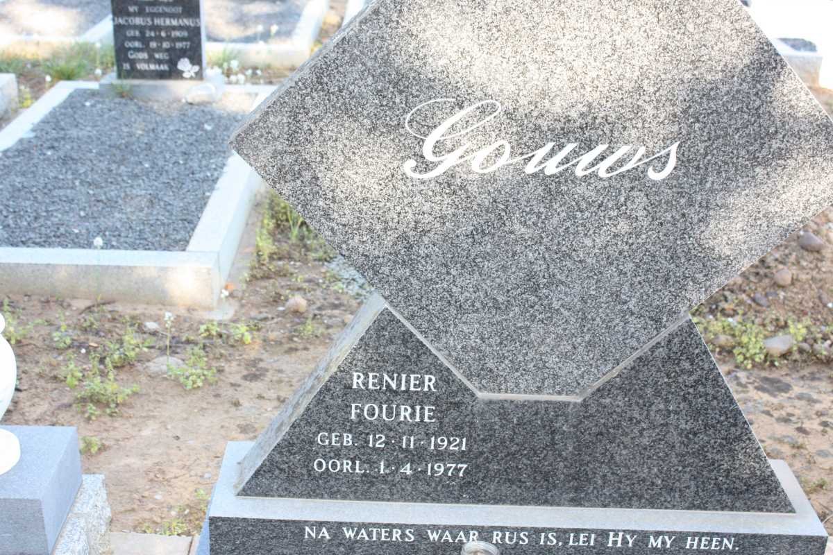 GOUWS Renier Fourie 1921-1977