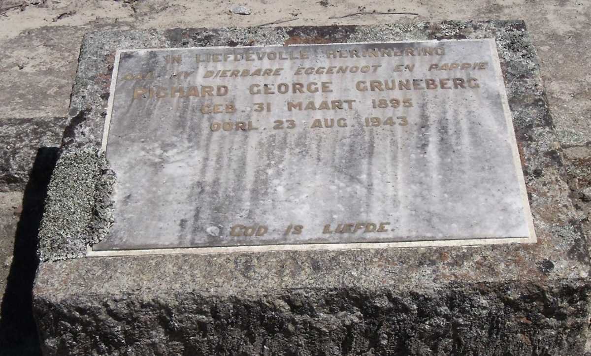 GRUNEBERG Richard George 1895-1943