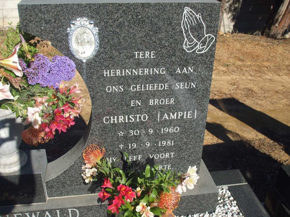 GROENEWALD Christo 1960-1981