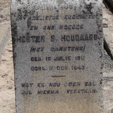 HOUGAARD Hester S. nee CARSTENS 1911-1943