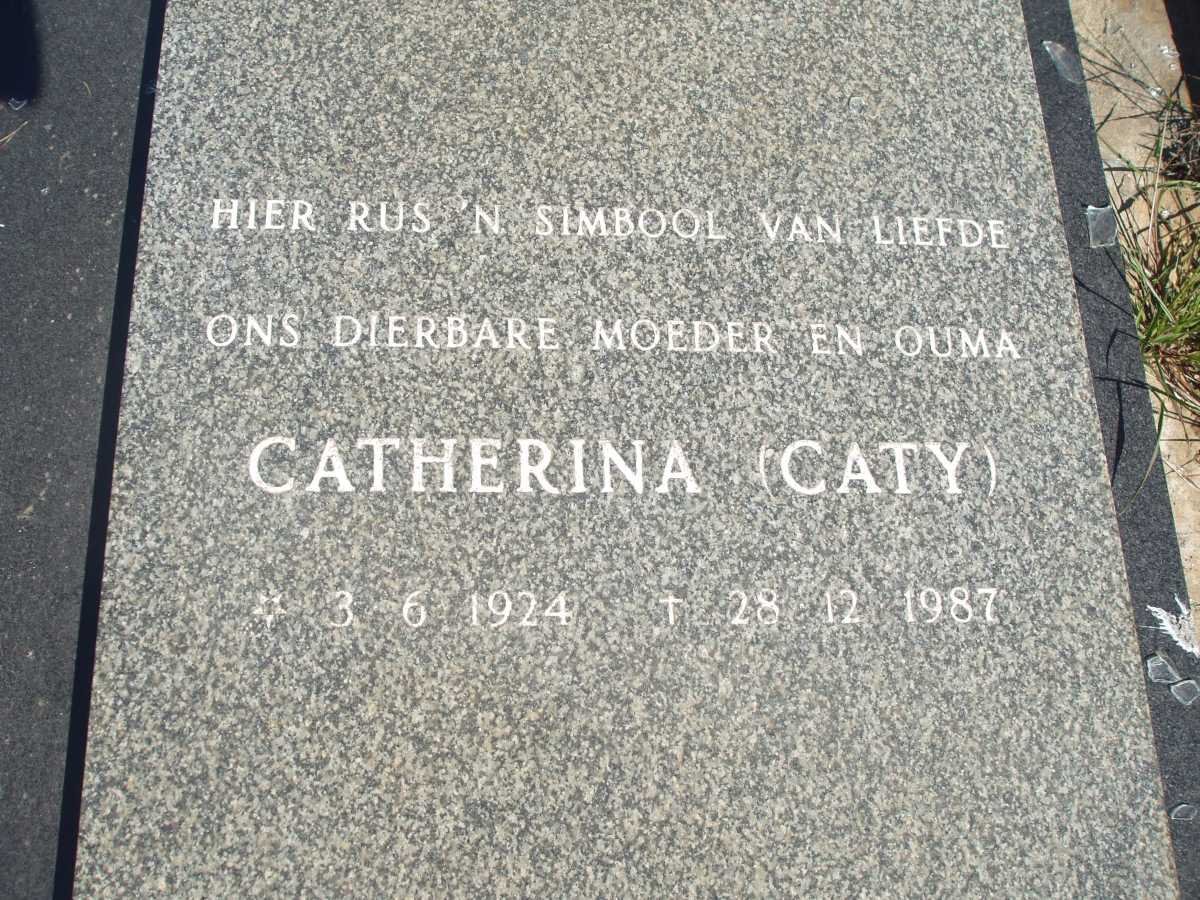 JACOBS Fanie Stephanus 1921-1983 &amp; Catherina 1924-1987