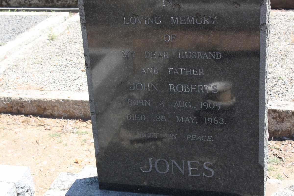 JONES John Roberts 1909-1963
