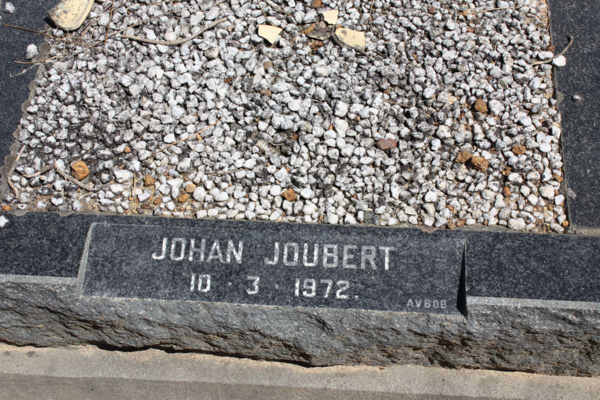 JOUBERT Johan -1972