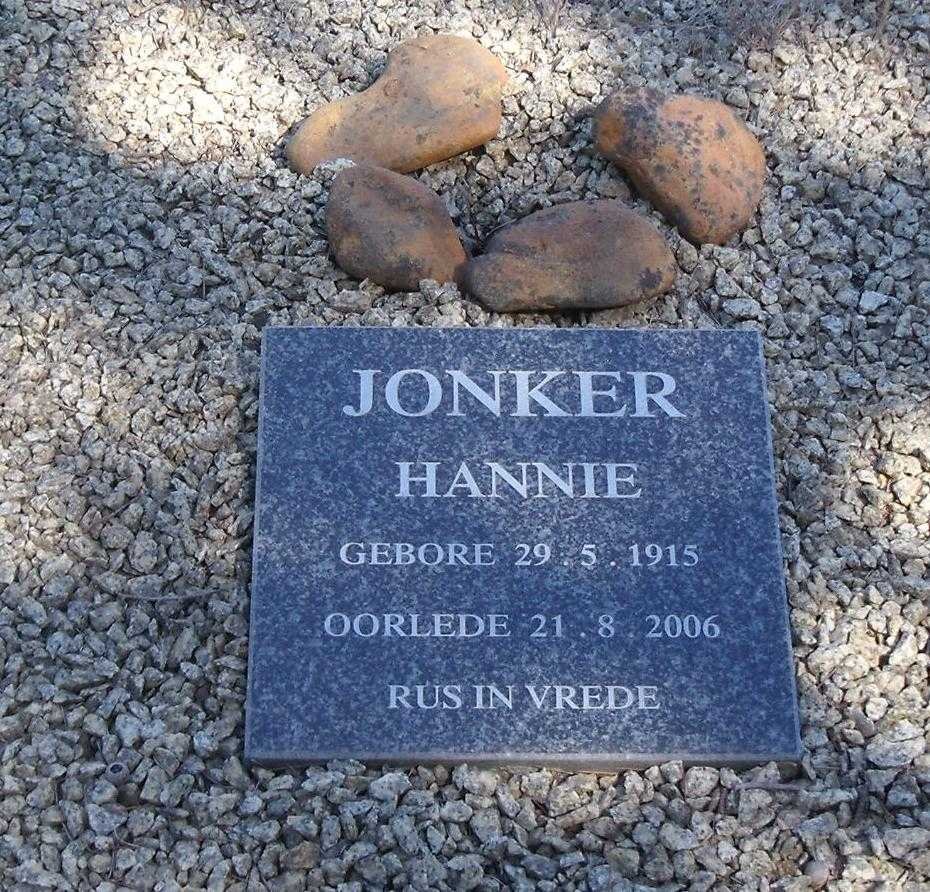 JONKER Hannie 1915-2006