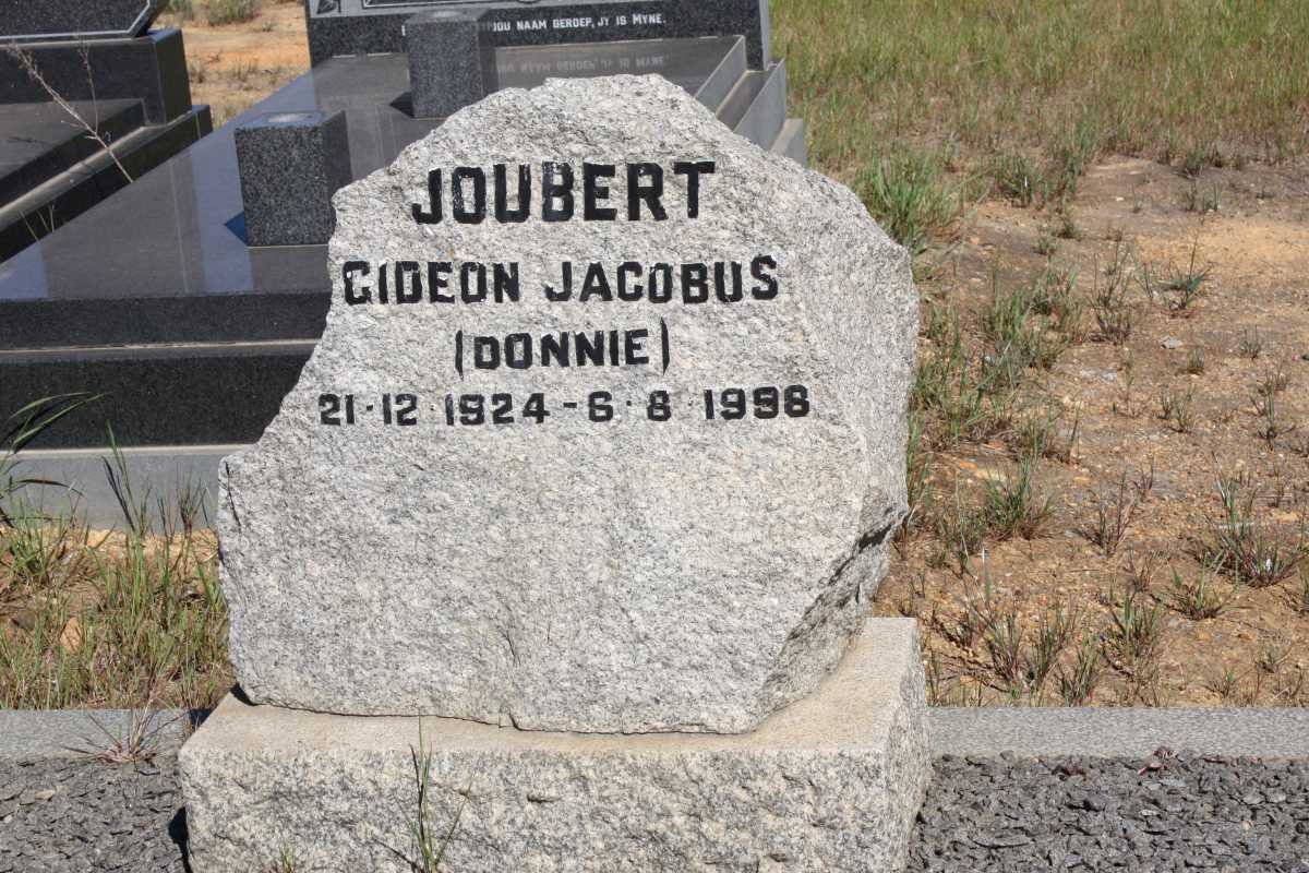 JOUBERT Gideon Jacobus 1924-1998