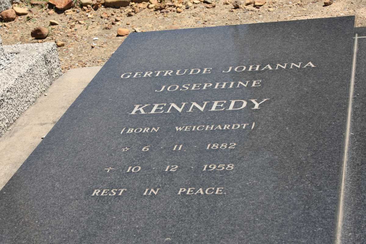 KENNEDY Gertrude Johanna Josephine nee WEICHARDT 1882-1958