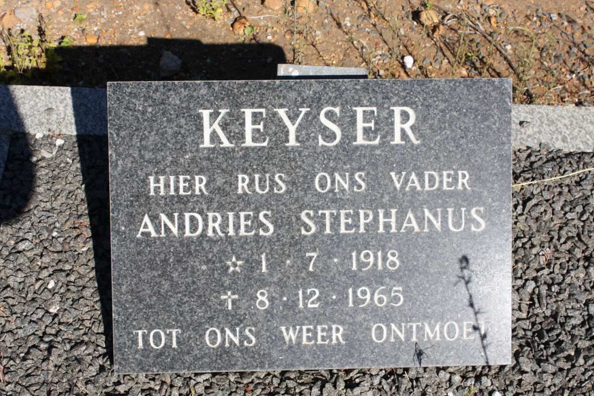 KEYSER Andries Stephanus 1918-1965