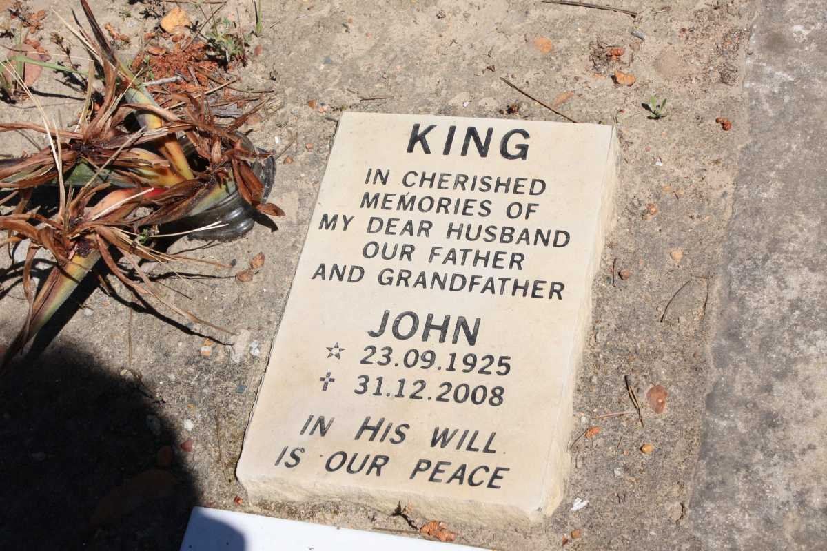 KING John 1925-2008