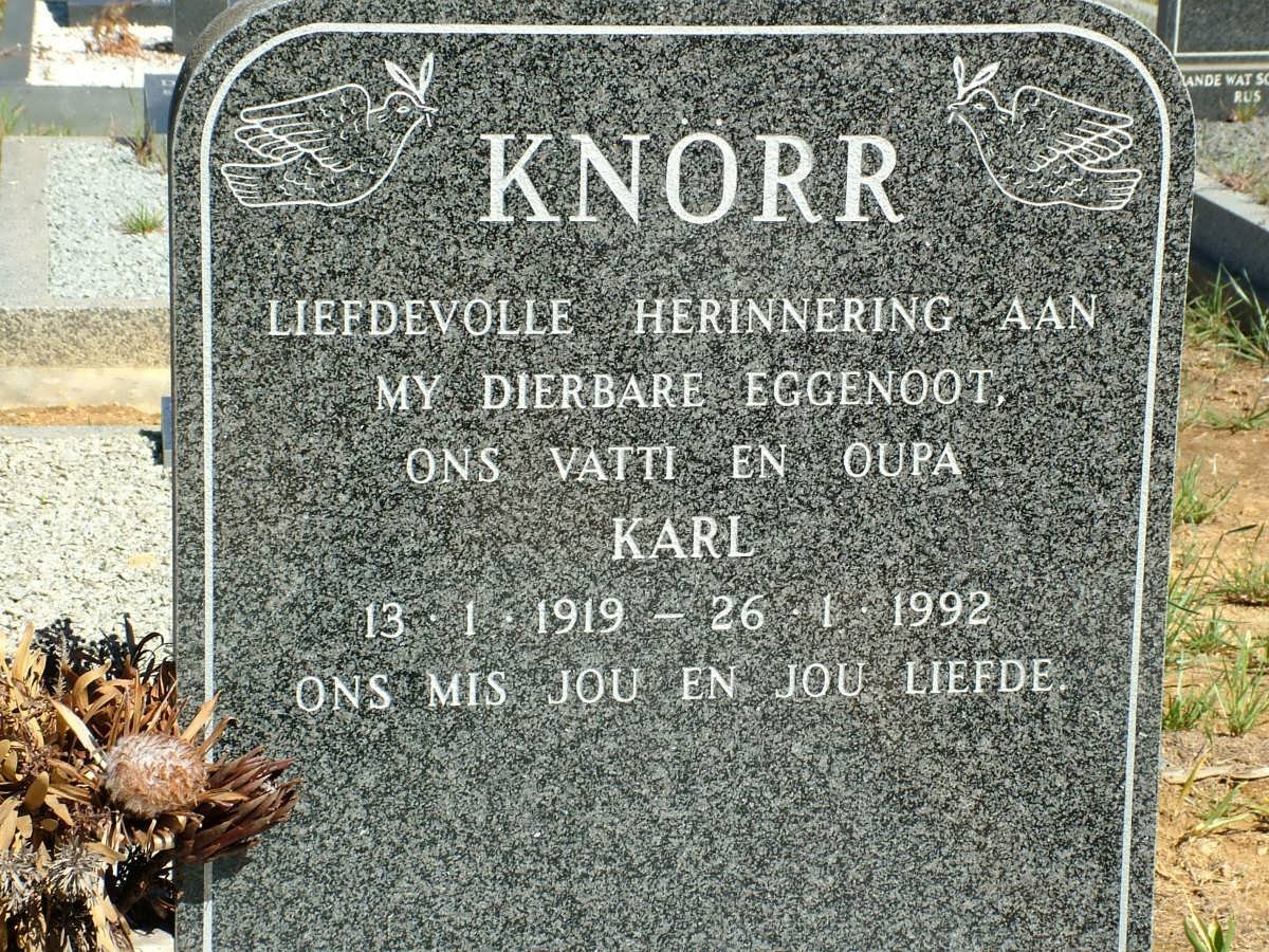 KNÖRR Karl 1919-1992