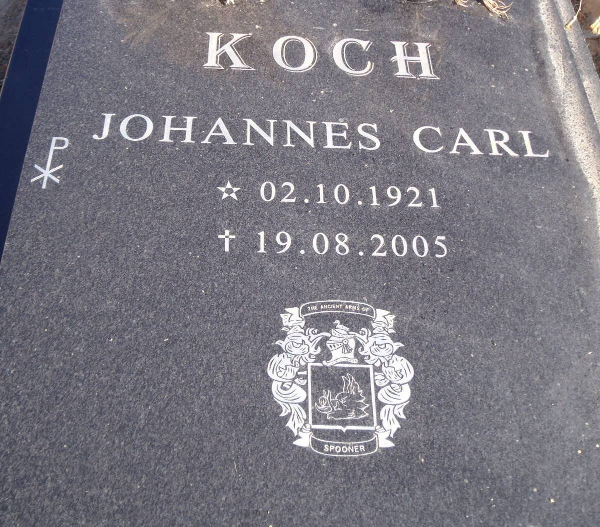 KOCH Johannes Carl 1921-2005