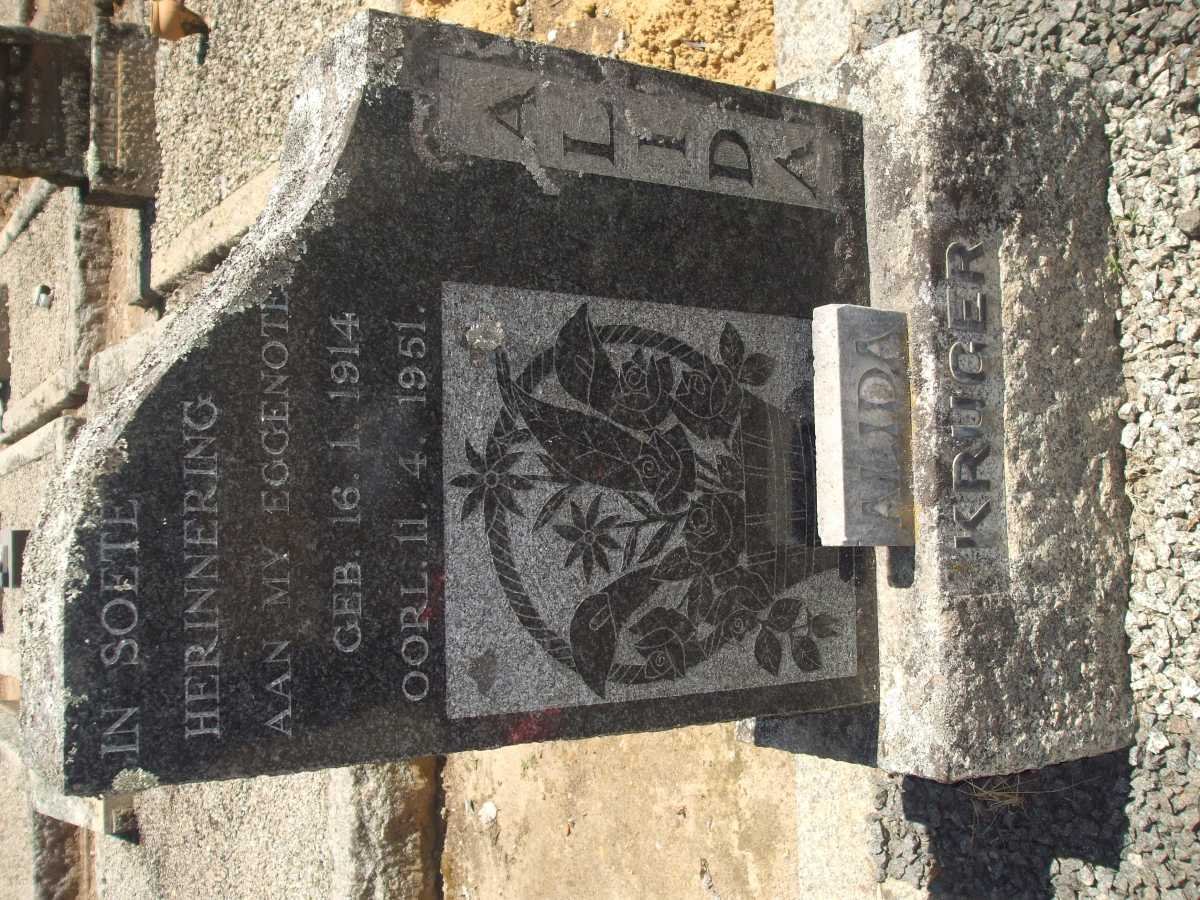 KRUGER Alida 1914-1951