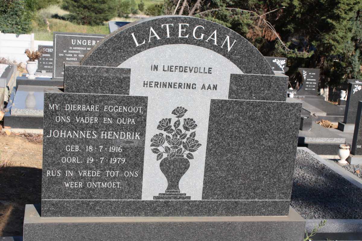 LATEGAN Johannes Hendrik 1916-1979