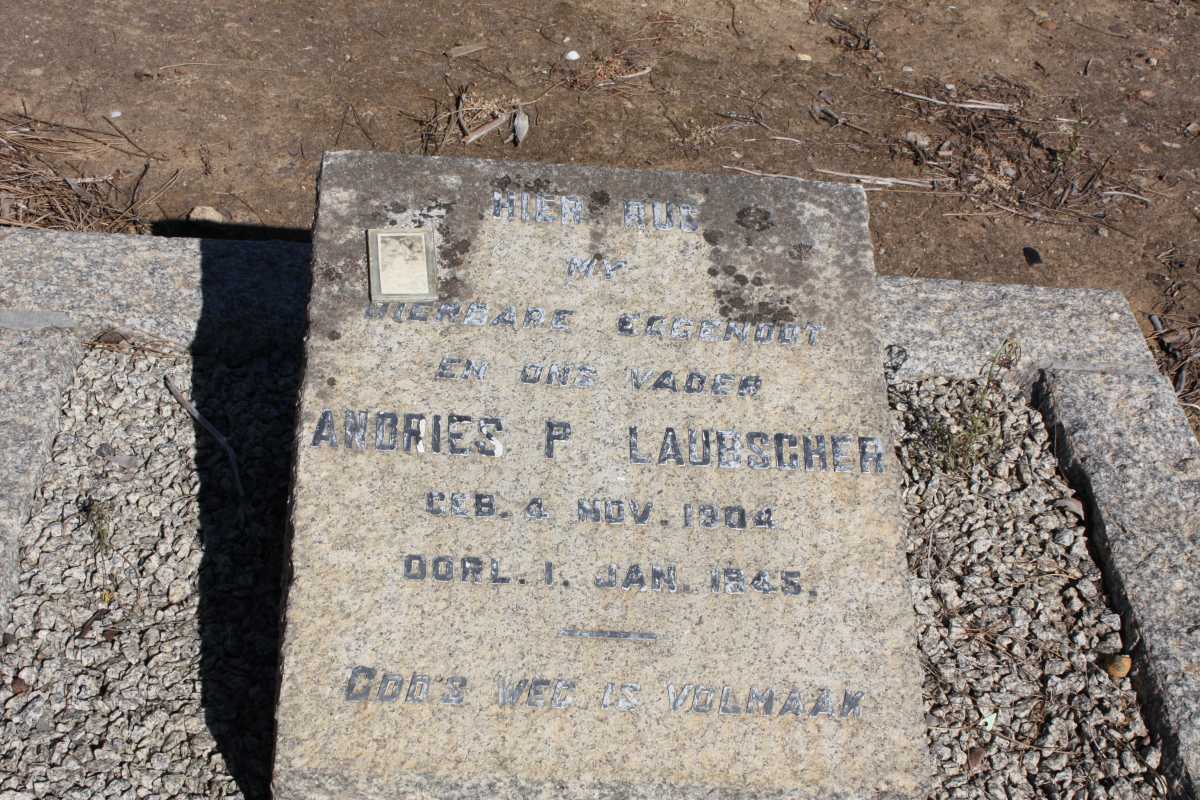 LAUBSCHER Andries P. 1904-1945