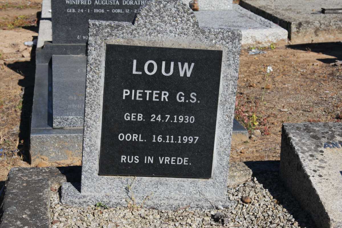 LOUW Pieter G.S. 1930-1997 