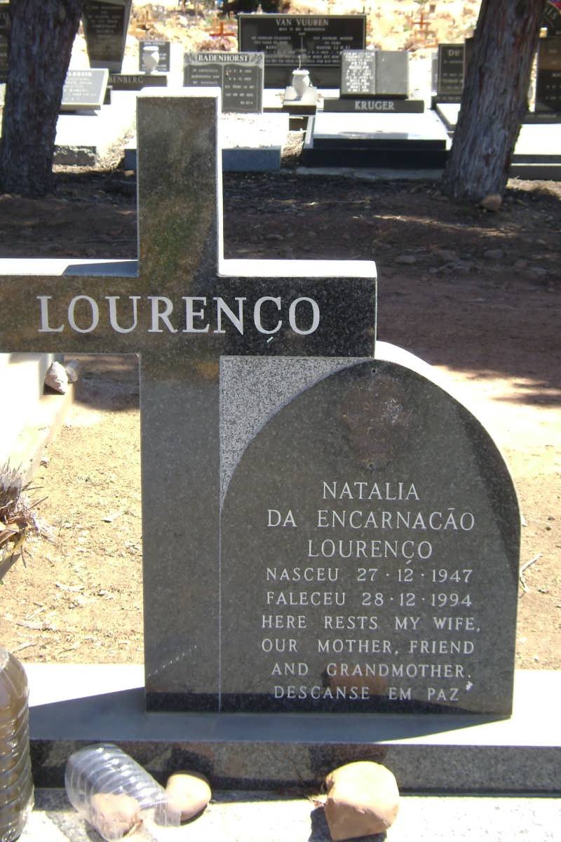 LOURENCO Natalia de Encarnacao 1947-1994