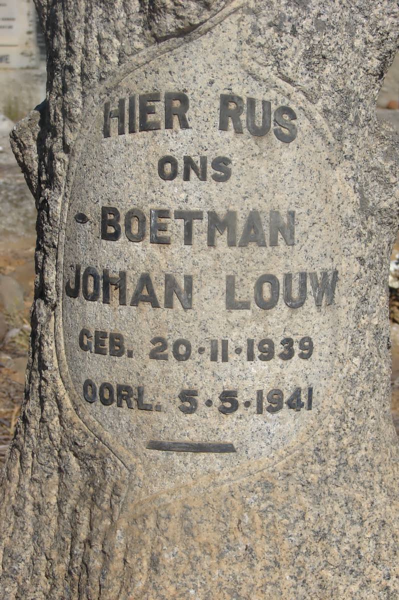 LOUW Johan 1939-1941