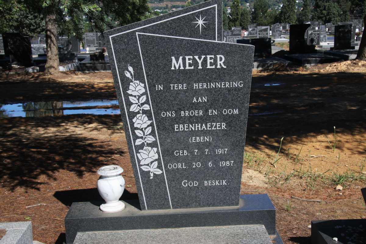 MEYER Ebenhaezer 1917-1987