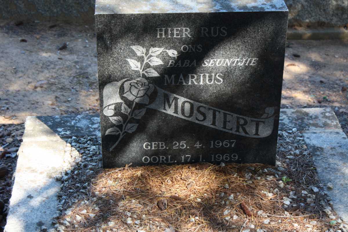 MOSTERT Marius 1967-1969