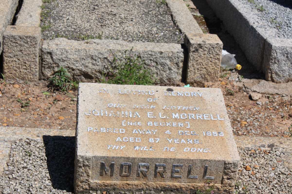 MORRELL Johanna E.C. nee BECKER -1955