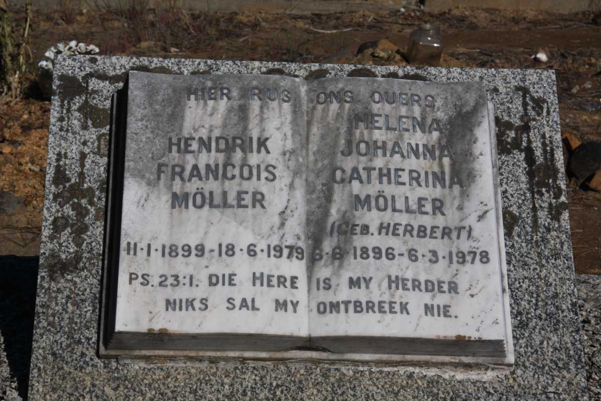 MOLLER Hendrik Francois 1899-1979 & Helena Johanna Catherina HERBERT 1896-1978