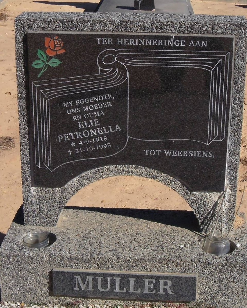 MULLER Elie Petronella 1918-1995