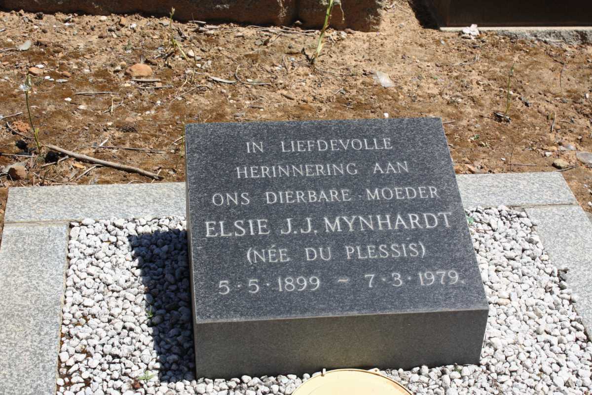 MYNHARDT Elsie J.J. nee DU PLESSIS 1899-1979