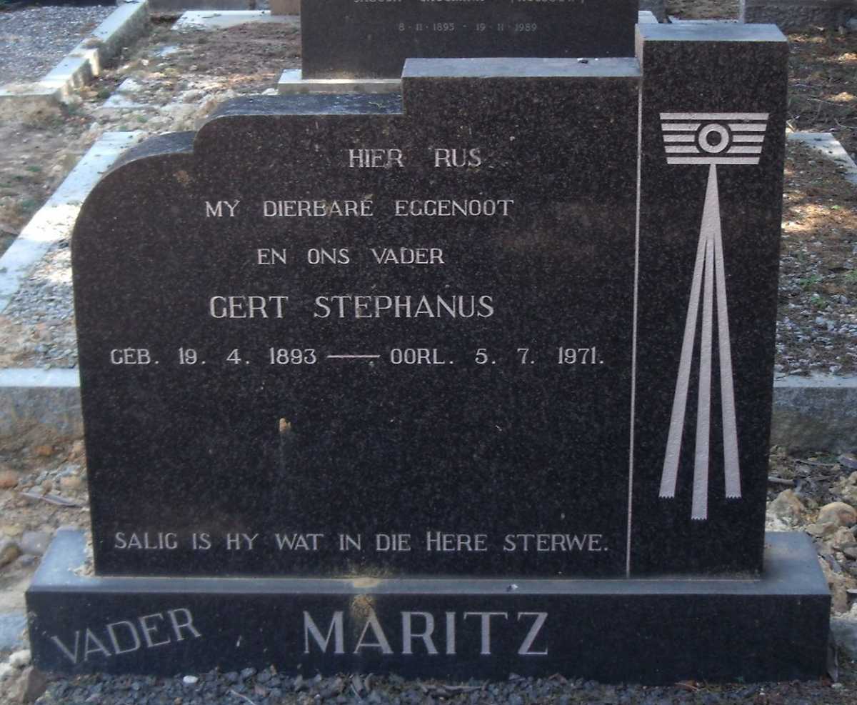MARITZ Gert Stephanus 1893-1971