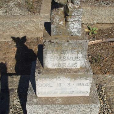 MARAIS Johannes Erasmus 1954-1954