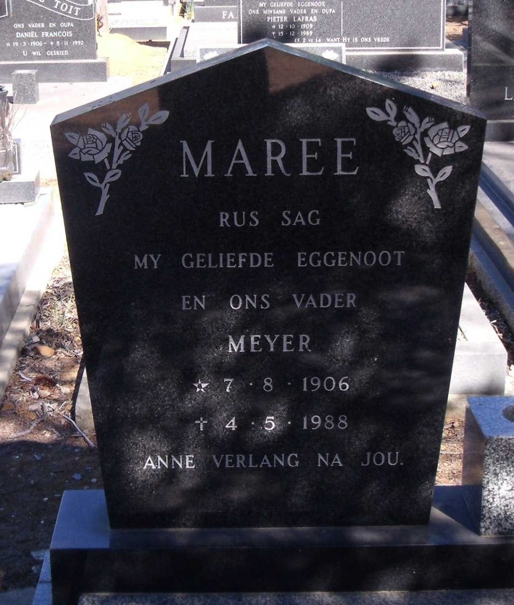 MAREE Meyer 1906-1988