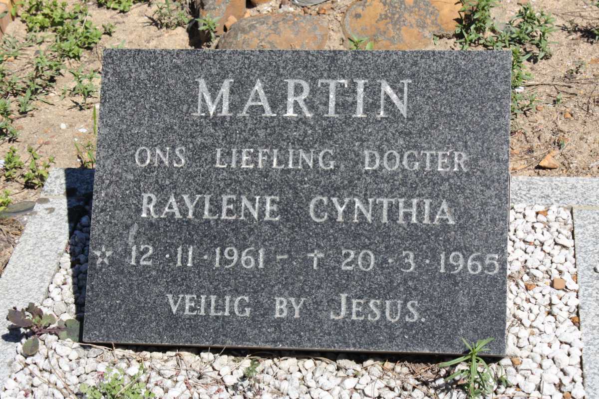 MARTIN Rayline Cynthia 1961-1965