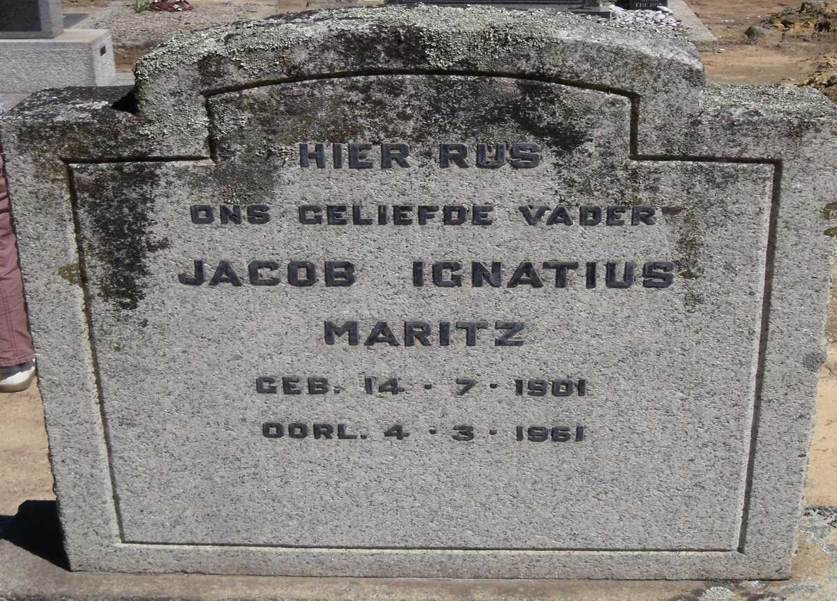 MARITZ Jacob Ignatius 1901-1961