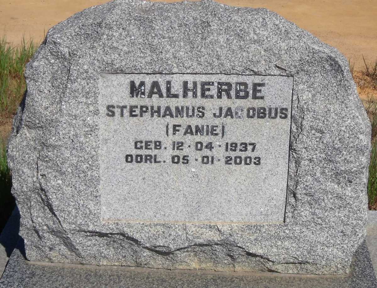 MALHERBE Stephanus Jacobus 1937-2003