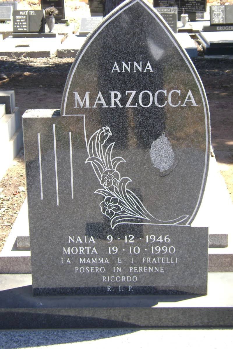 MARZOCCA Anna 1946-1990