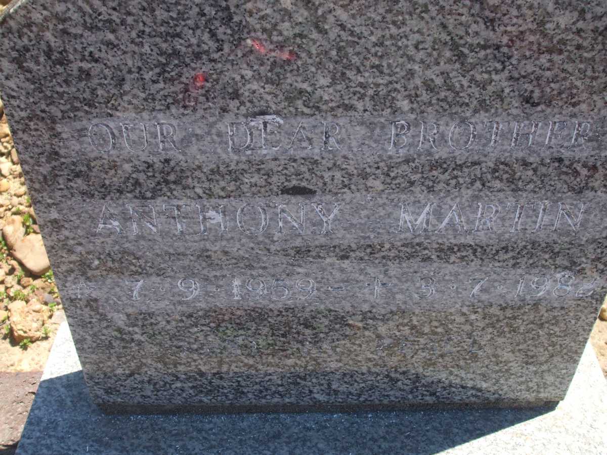 MARTIN Anthony 1959-1983