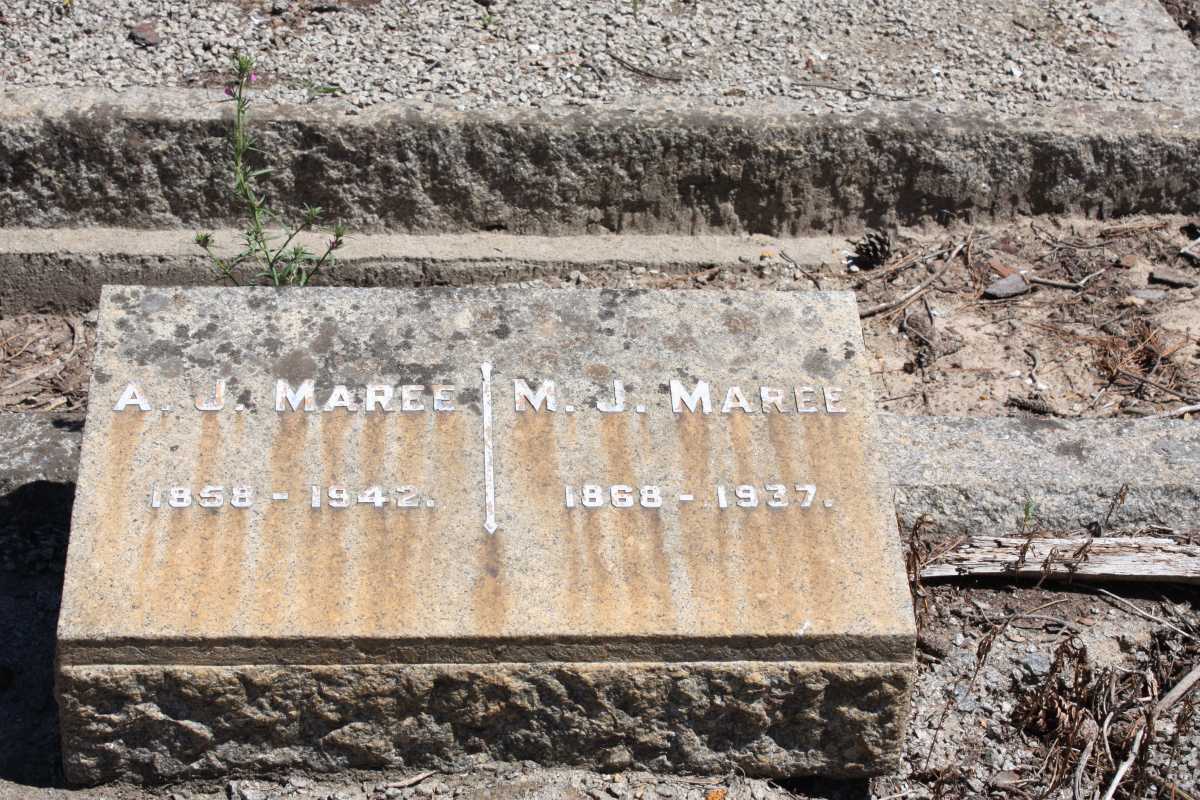 MAREE A.J. 1858-1942 & M.J. 1868-1937