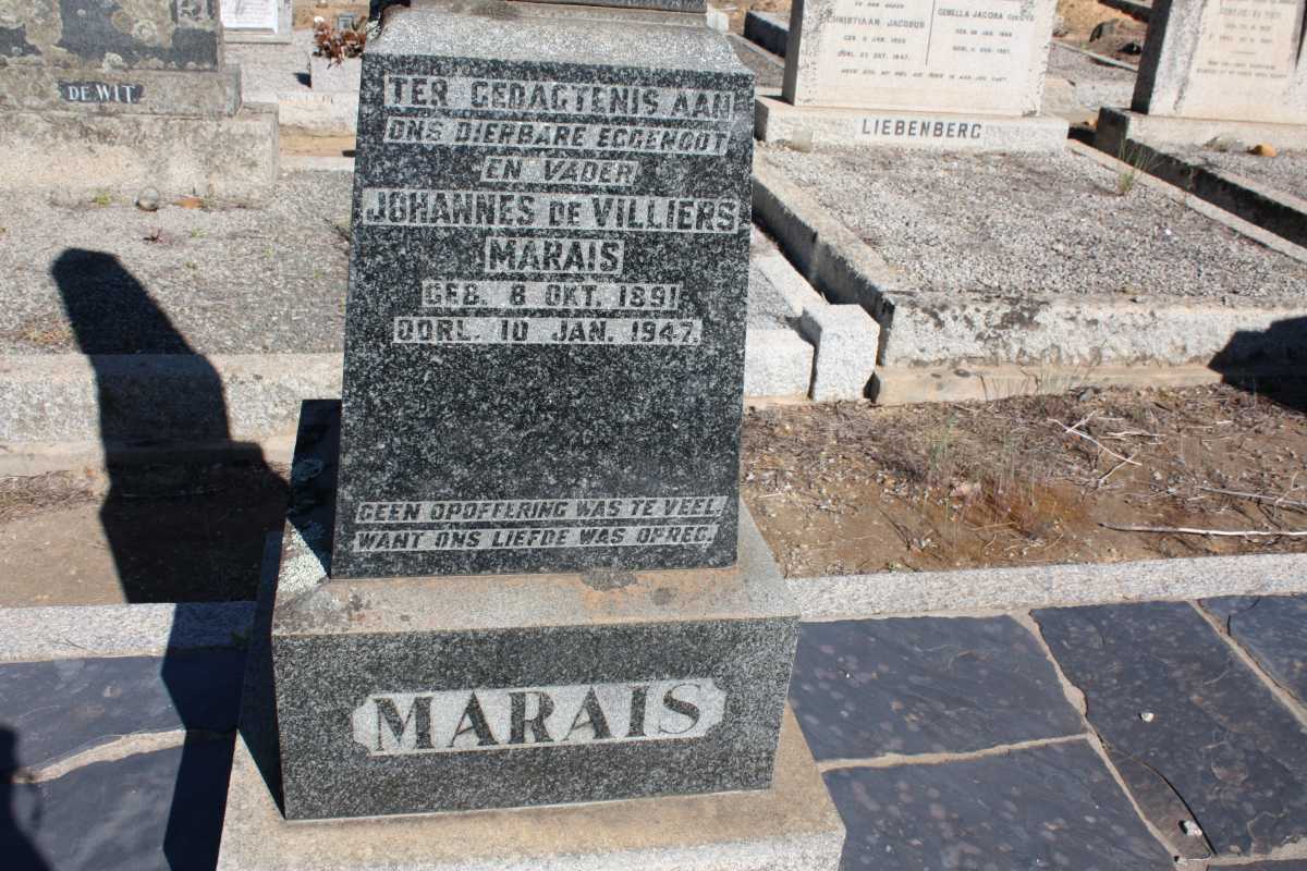 MARAIS Johannes de Villiers 1891-1947 & Mabel Aletta PEROLD 1908-1981 _2