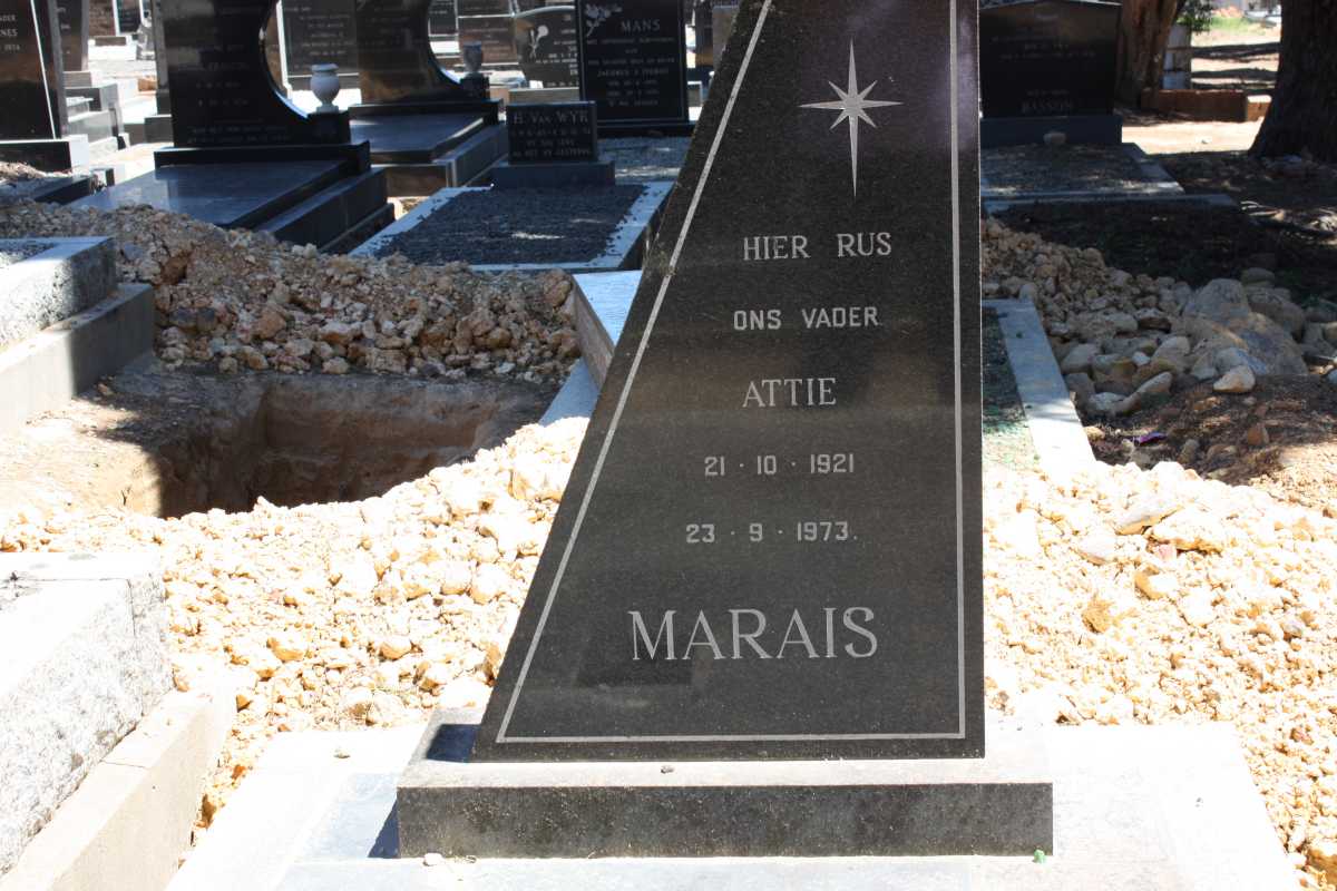 MARAIS Attie 1921-1973
