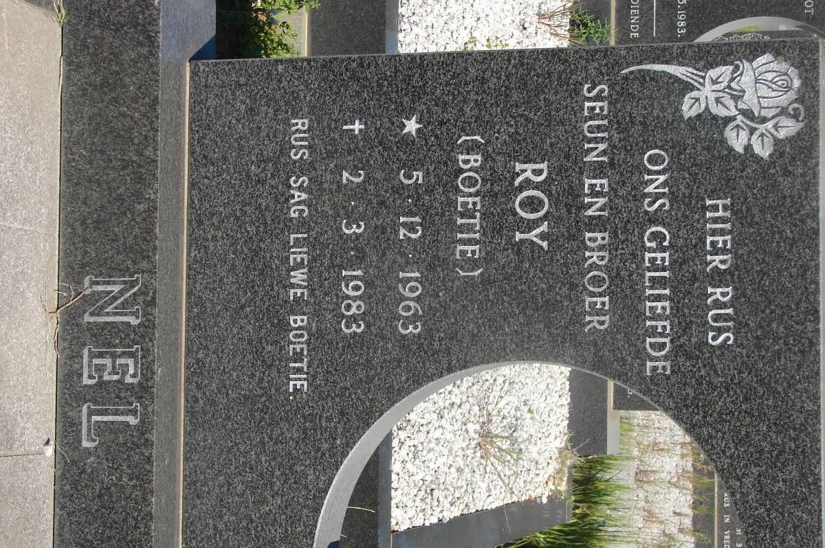 NEL Roy 1963-1983