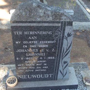 NIEUWOUDT Johannes J. v. Z. 1907-1968