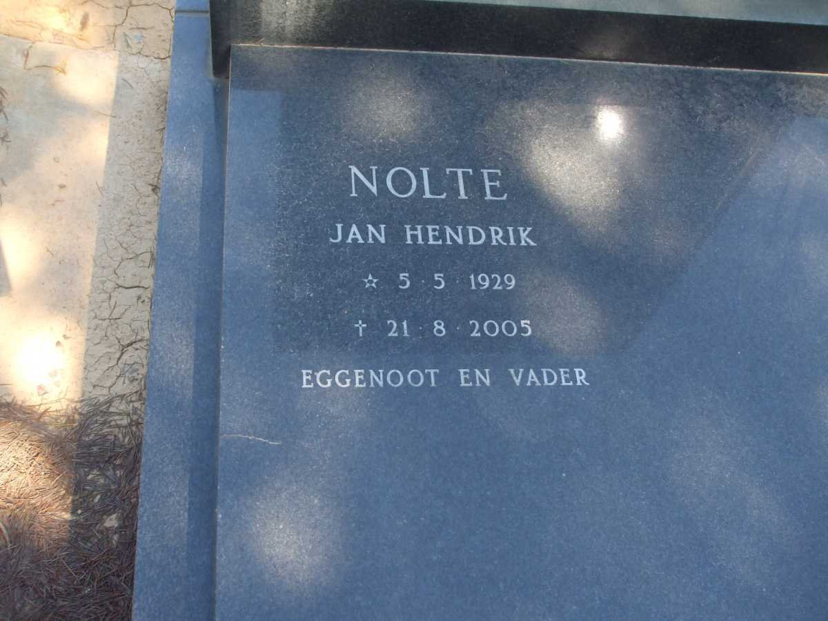 NOLTE Jan Hendrik 1929-2005