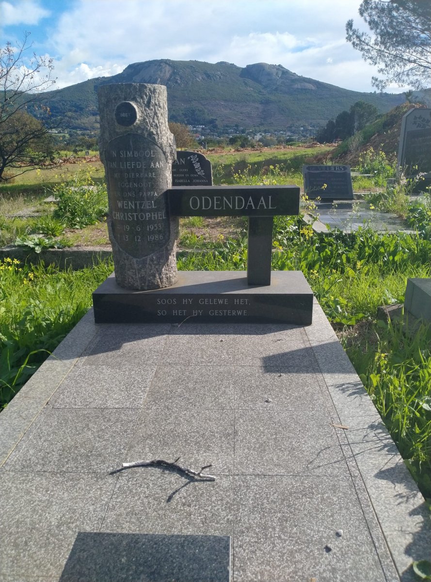 ODENDAAL Wentzel Christophel 1953-1986