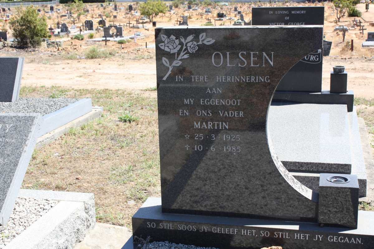 OLSEN Martin 1925-1985