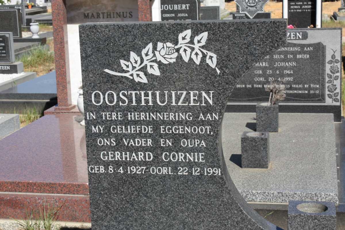 OOSTHUIZEN Gerhard Cornie 1927-1991