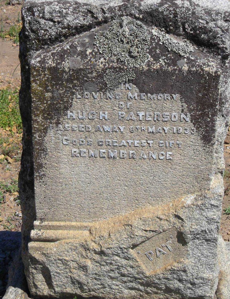 PATTERSON Hugh -1933