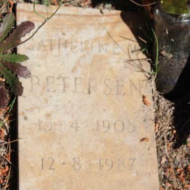 PETERSEN Catherine 1905-1987