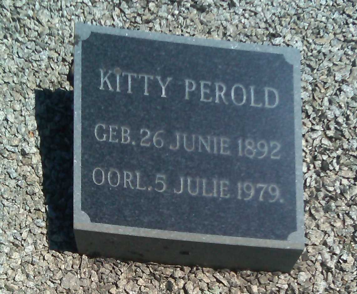 PEROLD Kitty 1892-1979