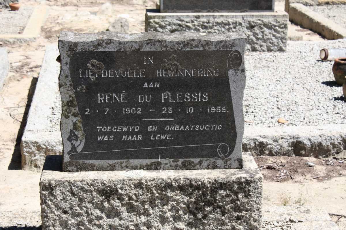 PLESSIS Rene, du 1902-1959