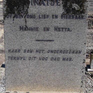 PLESSIS Inatje, du