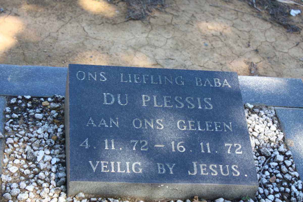PLESSIS Baba, du 1972-1972