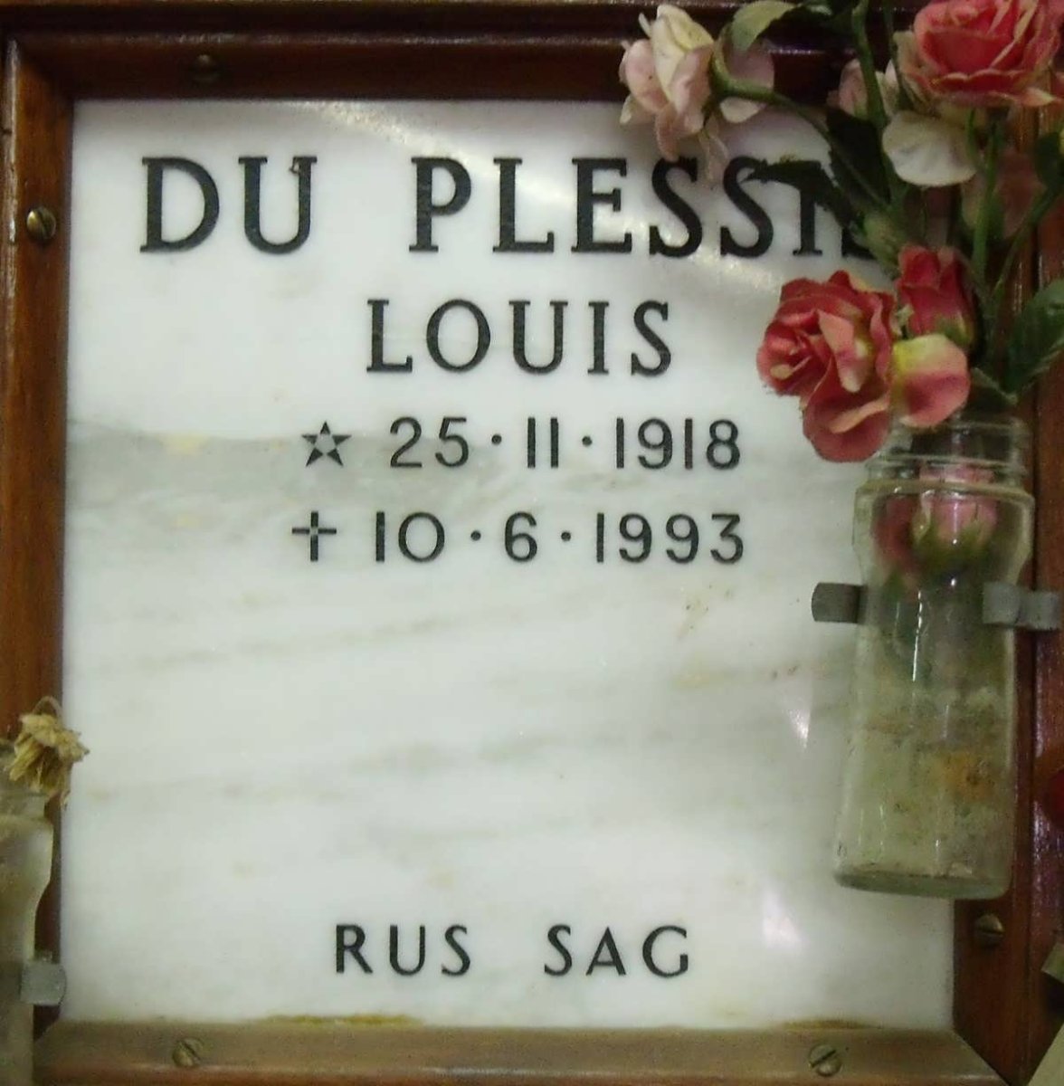 PLESSIS Louis, du 1918-1993